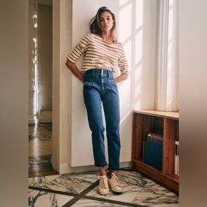 Sezane Sam Sama Pant Trouser Jean Blue (fr 38 US6)